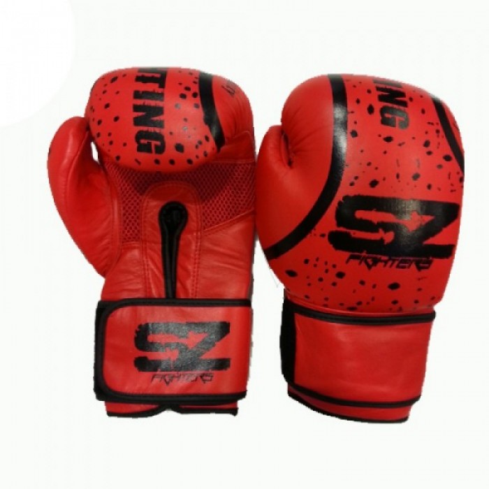 SZ Fighters - Боксови ръкавици Evo Predator / Червени (Естествена кожа)​